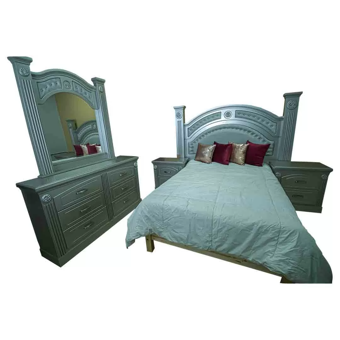 Recamara Santa Anna plata king size - Imagen 3