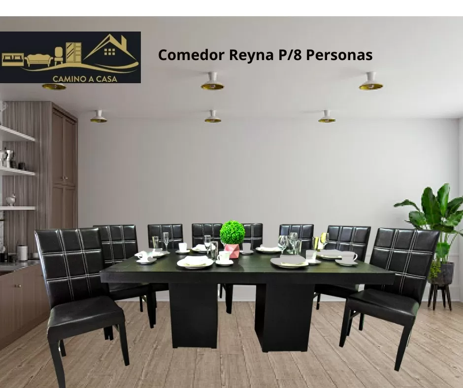 Comedor reyna para 8 personas