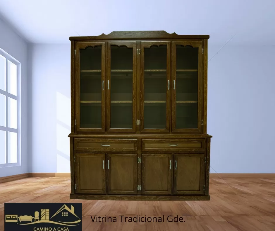 Vitrina tradicional para comedor