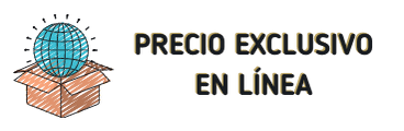 pRECIO EXCLUSIVO EN LÍNEA